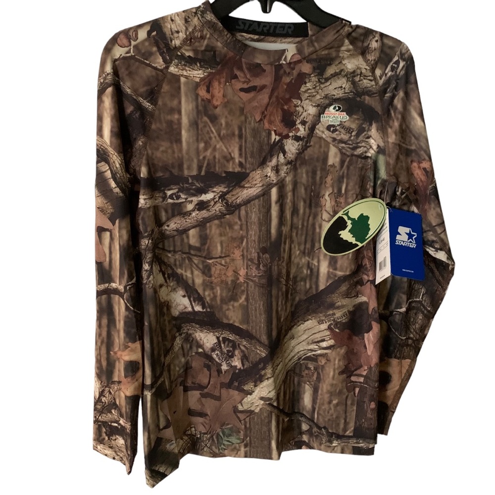 Starter Mossy Oak Tee Camo Sz M NWT